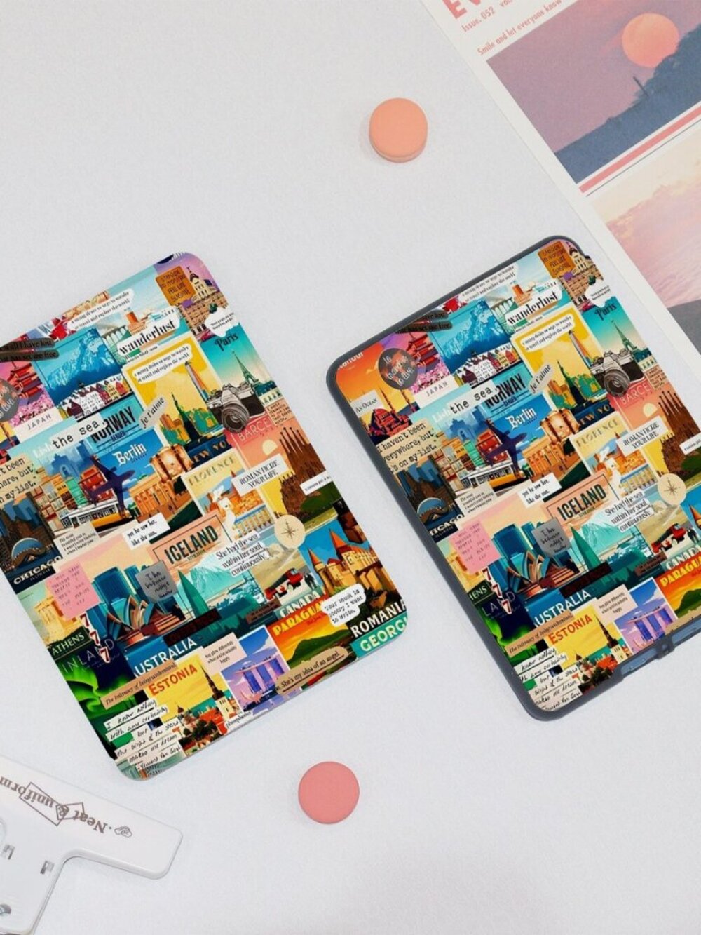 Travel Destination Collage Kindle Case-Paperwhite 10